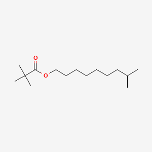 molecular formula C15H30O2 B1599703 Propanoic acid, 2,2-dimethyl-, isodecyl ester CAS No. 60209-82-7