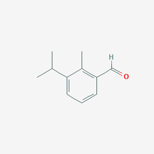 molecular formula C11H14O B159971 2-Methyl-3-(propan-2-yl)benzaldehyde CAS No. 127451-11-0