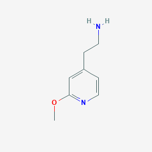 molecular formula C8H12N2O B1599710 2-(2-Methoxypyridin-4-yl)ethanamine CAS No. 764708-27-2
