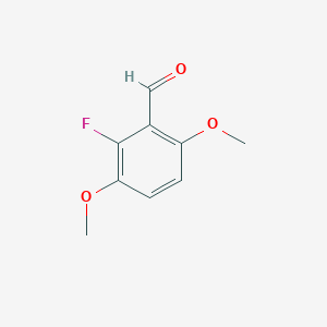 molecular formula C9H9FO3 B1599717 2-Fluoro-3,6-dimethoxybenzaldehyde CAS No. 783342-33-6