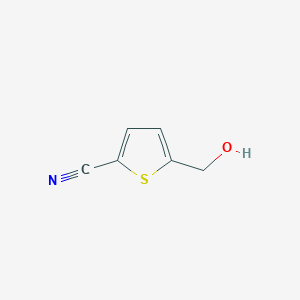 molecular formula C6H5NOS B1599718 5-(Hydroxymethyl)thiophene-2-carbonitrile CAS No. 172349-09-6