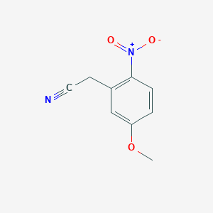 molecular formula C9H8N2O3 B1599723 2-(5-Methoxy-2-nitrophenyl)acetonitrile CAS No. 89302-15-8