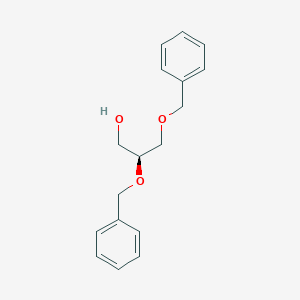 molecular formula C17H20O3 B1599728 (S)-(-)-2,3-Dibenzyloxy-1-propanol CAS No. 20196-71-8