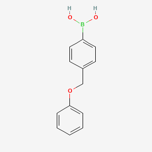 molecular formula C13H13BO3 B1599731 4-(Phenoxymethyl)phenylboronic acid CAS No. 397843-61-7