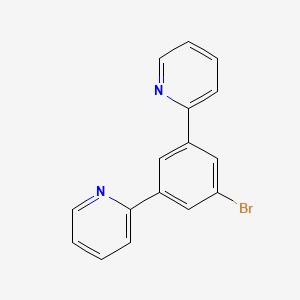 molecular formula C16H11BrN2 B1599732 Pyridine, 2,2'-(5-bromo-1,3-phenylene)bis- CAS No. 150239-89-7