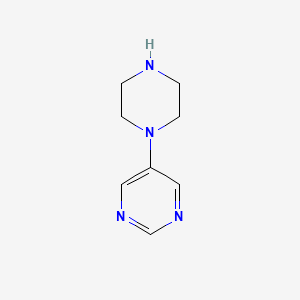 molecular formula C8H12N4 B1599735 5-(Piperazin-1-yl)pyrimidine CAS No. 202135-70-4