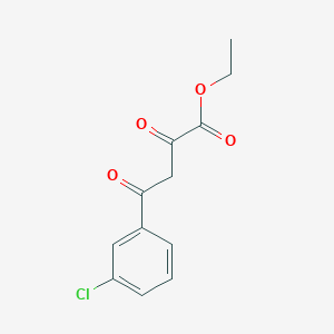 molecular formula C12H11ClO4 B1599738 4-(3-氯苯基)-2,4-二氧代丁酸乙酯 CAS No. 57961-48-5