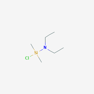molecular formula C6H16ClNSi B1599744 Chloro(diethylamino)dimethylsilane CAS No. 6026-02-4