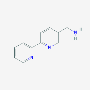 molecular formula C11H11N3 B1599758 2,2'-Bipyridin-5-ylmethanamine CAS No. 220339-96-8
