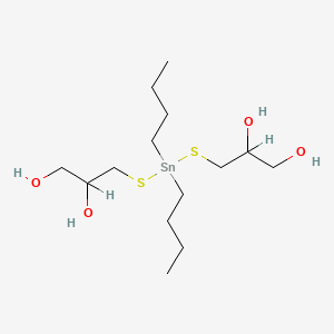 molecular formula C14H32O4S2Sn B1599764 di-n-butylbis(1-thioglycerol)tin CAS No. 68298-38-4