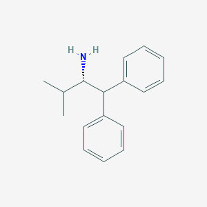 molecular formula C17H21N B1599767 (S)-(-)-2-Amino-3-methyl-1,1-diphenylbutane CAS No. 233772-37-7