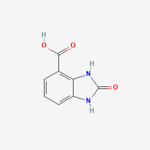 molecular formula C8H6N2O3 B1599769 2-氧代-2,3-二氢-1H-苯并[d]咪唑-4-羧酸 CAS No. 291289-41-3