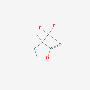 molecular formula C7H10F2O2 B159977 3-(1,1-Difluoroethyl)-3-methyloxolan-2-one CAS No. 131147-39-2