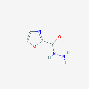 molecular formula C4H5N3O2 B1599770 Oxazole-2-carboxylic acid hydrazide CAS No. 90831-48-4