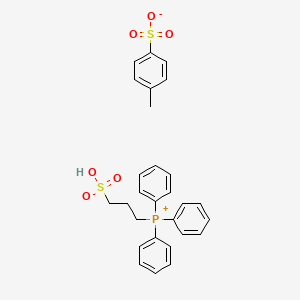 molecular formula C28H29O6PS2 B1599774 3-(Triphenylphosphonio)propane-1-sulfonic acid tosylate CAS No. 439937-65-2