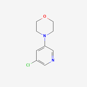 molecular formula C9H11ClN2O B1599782 4-(5-Chloropyridin-3-yl)morpholine CAS No. 330682-25-2