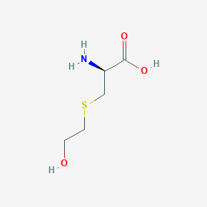 molecular formula C5H11NO3S B1599796 (S)-2-Amino-3-((2-hydroxyethyl)thio)propanoic acid CAS No. 85955-36-8