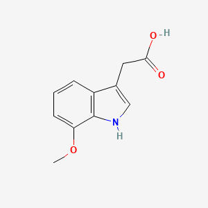 molecular formula C11H11NO3 B1599802 2-(7-methoxy-1H-indol-3-yl)acetic Acid CAS No. 850008-37-6