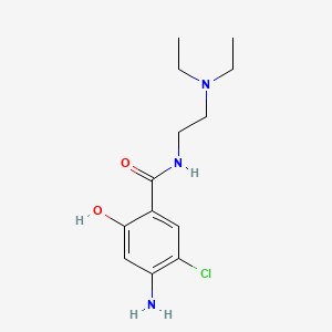 molecular formula C13H20ClN3O2 B1599818 o-Desmethyl metoclopramide CAS No. 38339-95-6
