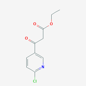 molecular formula C10H10ClNO3 B1599832 Ethyl 3-(6-chloropyridin-3-yl)-3-oxopropanoate CAS No. 216317-64-5