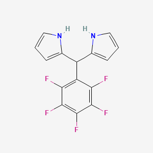 molecular formula C15H9F5N2 B1599833 5-(Pentafluorophenyl)dipyrromethane CAS No. 167482-91-9