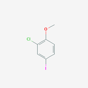 molecular formula C7H6ClIO B1599835 2-Chloro-4-iodo-1-methoxybenzene CAS No. 75676-72-1