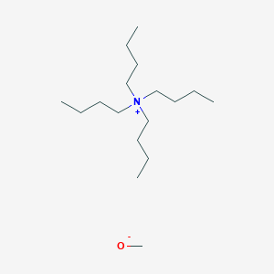 molecular formula C17H39NO B1599844 Tetrabutylammoniummethoxide CAS No. 34851-41-7