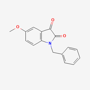molecular formula C16H13NO3 B1599853 1-Benzyl-5-methoxyindoline-2,3-dione CAS No. 16077-10-4