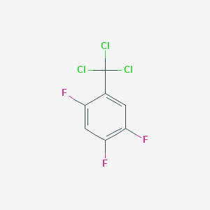 molecular formula C7H2Cl3F3 B159986 1,2,4-Trifluoro-5-(trichloromethyl)benzene CAS No. 136364-60-8