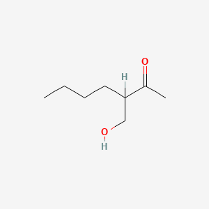 molecular formula C8H16O2 B1599868 3-(Hydroxymethyl)heptan-2-one CAS No. 65405-68-7