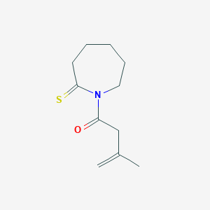3-Methyl-1-(2-sulfanylideneazepan-1-yl)but-3-en-1-one