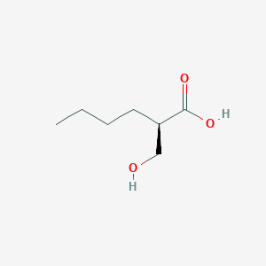 molecular formula C7H14O3 B1599886 (R)-2-羟甲基己酸 CAS No. 668485-40-3