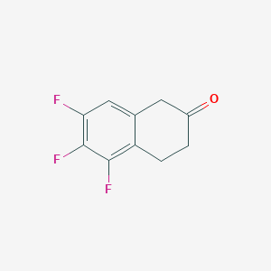 molecular formula C10H7F3O B1599892 5,6,7-trifluoro-3,4-dihydro-1H-naphthalen-2-one CAS No. 313947-31-8