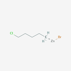 molecular formula C5H10BrClZn B1599906 5-Chloropentylzinc bromide CAS No. 312624-21-8