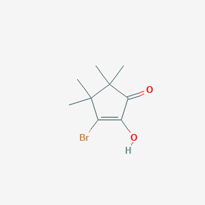 3-Bromo-2-hydroxy-4,4,5,5-tetramethylcyclopent-2-en-1-one