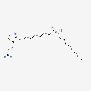 molecular formula C22H43N3 B1599913 (Z)-2-(8-Heptadecenyl)-4,5-dihydro-1H-imidazole-1-ethylamine CAS No. 20565-75-7