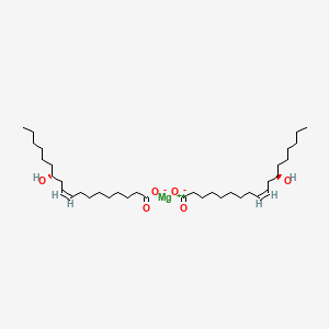 molecular formula C36H66MgO6 B1599914 Magnesium diricinoleate CAS No. 22677-47-0