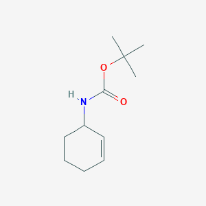 molecular formula C11H19NO2 B1599918 tert-Butyl cyclohex-2-en-1-ylcarbamate CAS No. 91230-16-9