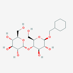 molecular formula C19H34O11 B1599922 Cyclohexylmethyl-4-O-(a-D-glucopyranosyl)-b-D-glucopyranoside CAS No. 260804-64-6
