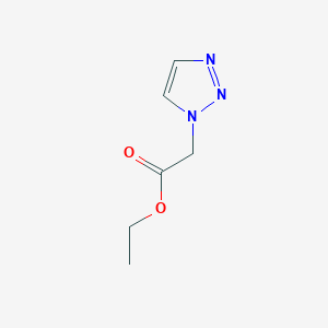 molecular formula C6H9N3O2 B1599924 Ethyl 2-(1H-1,2,3-triazol-1-YL)acetate CAS No. 4314-21-0