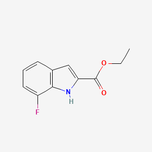 molecular formula C11H10FNO2 B1599925 Ethyl 7-fluoro-1H-indole-2-carboxylate CAS No. 348-31-2
