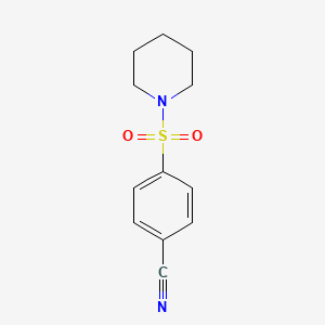 molecular formula C12H14N2O2S B1599933 4-(Piperidine-1-sulfonyl)benzonitrile CAS No. 227935-30-0