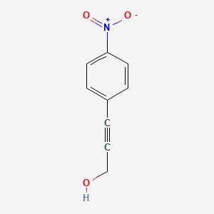 molecular formula C9H7NO3 B1599937 3-(4-Nitrophenyl)prop-2-yn-1-ol CAS No. 61266-32-8