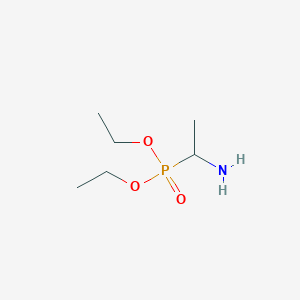 molecular formula C6H16NO3P B1599943 1-Diethoxyphosphorylethanamine CAS No. 54788-35-1