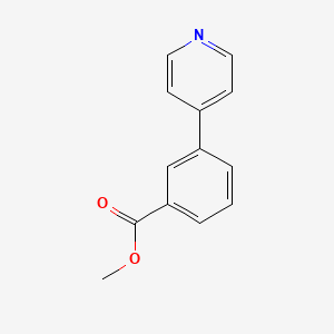 molecular formula C13H11NO2 B1599944 Methyl 3-(4-pyridinyl)benzoate CAS No. 126179-78-0
