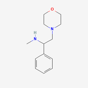 molecular formula C13H20N2O B1599946 (2-Morpholin-4-YL-1-phenylethyl)methylamine CAS No. 863204-01-7