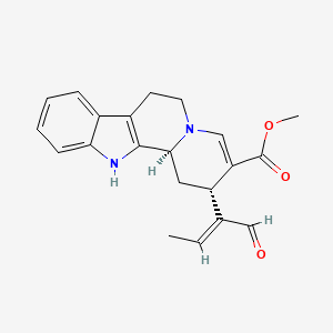 molecular formula C21H22N2O3 B1599952 Vallesiachotamine CAS No. 5523-37-5