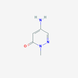 molecular formula C5H7N3O B1599958 5-Amino-2-methyl-2,3-dihydropyridazin-3-one CAS No. 13506-27-9
