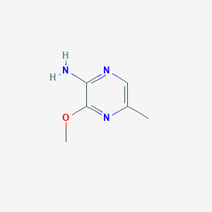 molecular formula C6H9N3O B1599962 3-Methoxy-5-methylpyrazin-2-amine CAS No. 89464-87-9