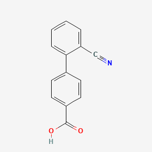 molecular formula C14H9NO2 B1599963 4-(2-cyanophenyl)benzoic Acid CAS No. 5728-44-9